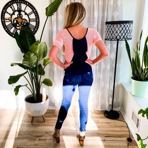 SOLD! Bowtie Back Blouse